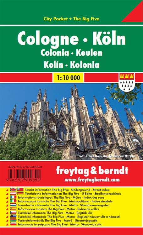 Bild vom Artikel Köln 1 : 10 000 City Pocket + The Big Five vom Autor Freytag-Berndt und Artaria KG