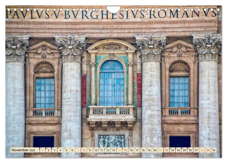 Produktbild: Reise durch Italien Vatikan (Wandkalender 2026 DIN A4 quer), CALVENDO Monatskalender