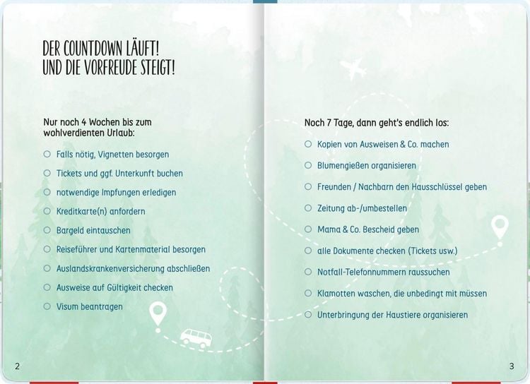 Produktbild: Reisetagebuch (Weltkarte)