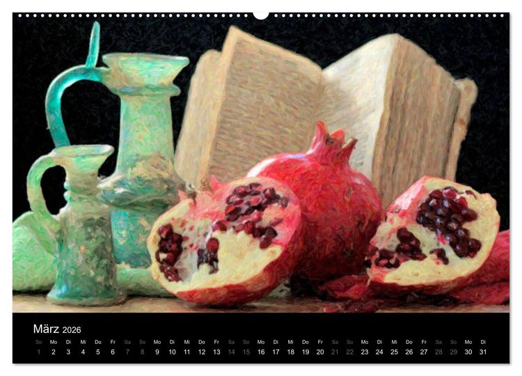 Produktbild: Neue alte Stillleben (Wandkalender 2026 DIN A2 quer), CALVENDO Monatskalender