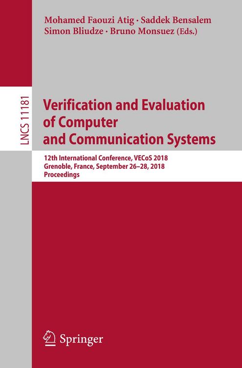 Produktbild: Verification and Evaluation of Computer and Communication Systems