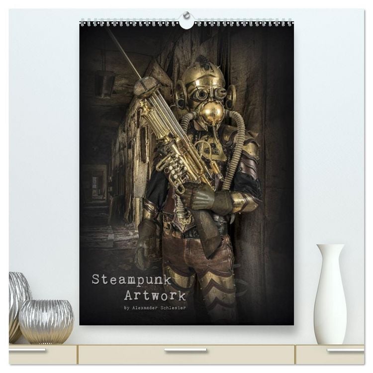Produktbild: Steampunk Artwork (hochwertiger Premium Wandkalender 2026 DIN A2 hoch), Kunstdruck in Hochglanz