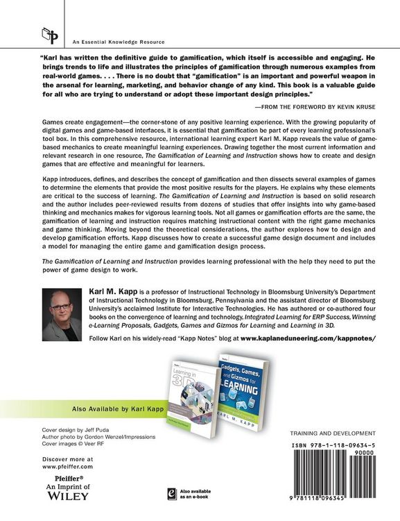 Produktbild: The Gamification of Learning and Instruction