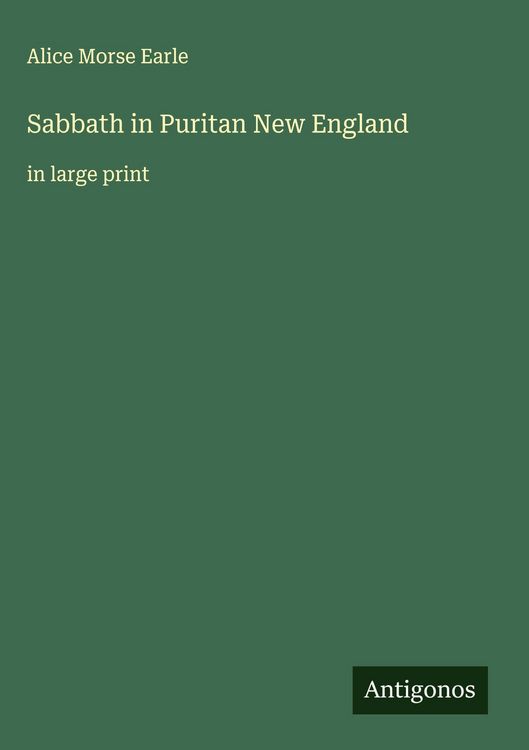 Produktbild: Sabbath in Puritan New England