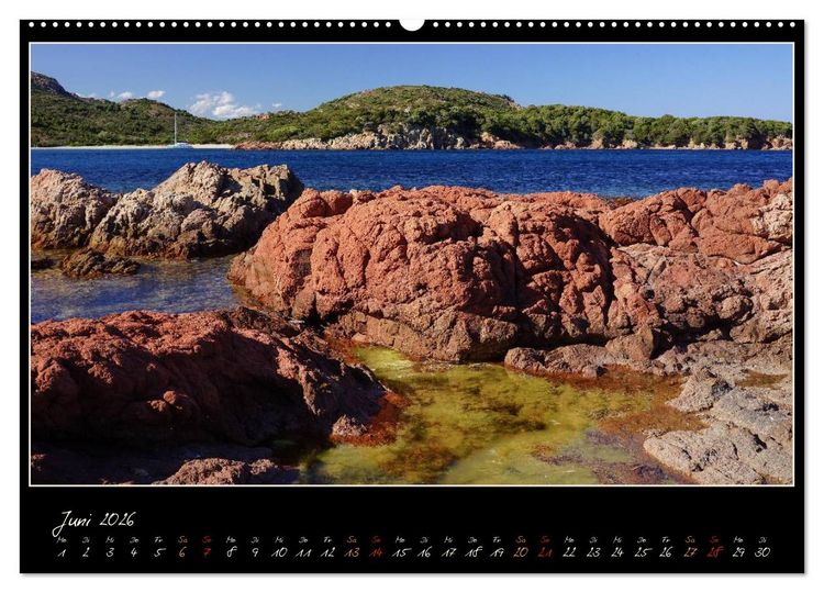 Produktbild: Korsika - Insel rauer Sch&ouml;nheit (Wandkalender 2026 DIN A2 quer), CALVENDO Monatskalender