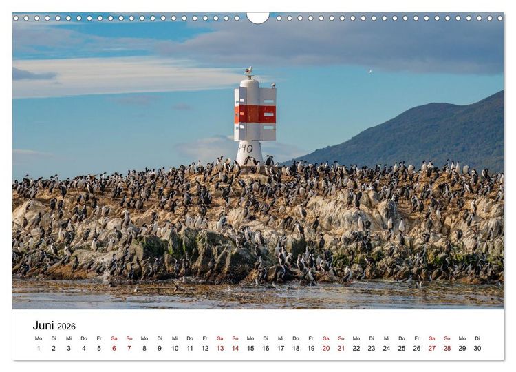 Produktbild: Patagonien, Tierra del Fuego: Am Rand der Welt (Wandkalender 2026 DIN A3 quer), CALVENDO Monatskalender