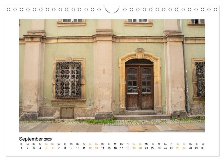 Produktbild: Fugen, Falten, Fassaden &ndash; Zittaus stille Zeugen (Wandkalender 2026 DIN A4 quer), CALVENDO Monatskalender
