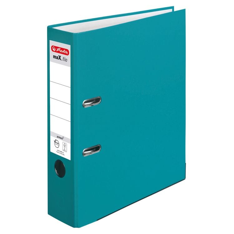Produktbild: Herlitz Ordner maX.file protect A4 8cm caribbean turquoise
