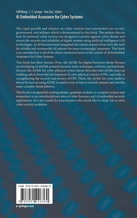 Produktbild: AI Embedded Assurance for Cyber Systems