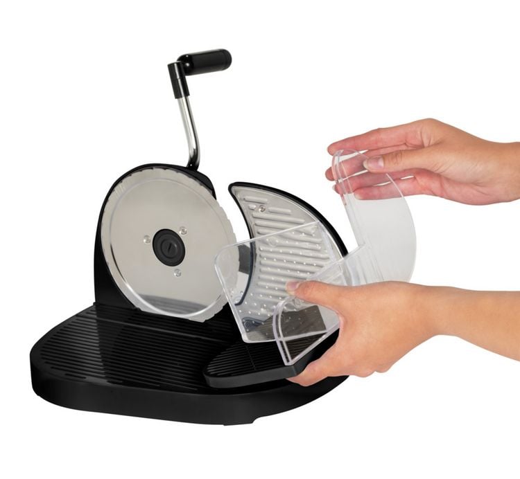 Produktbild: Brotschneidemaschine Schwarz, inkl. Restehalter