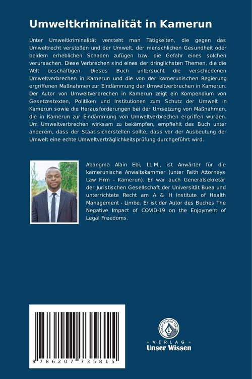 Produktbild: Umweltkriminalit&auml;t in Kamerun