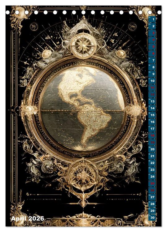 Produktbild: Umbrae Libri (Tischkalender 2026 DIN A5 hoch), CALVENDO Monatskalender