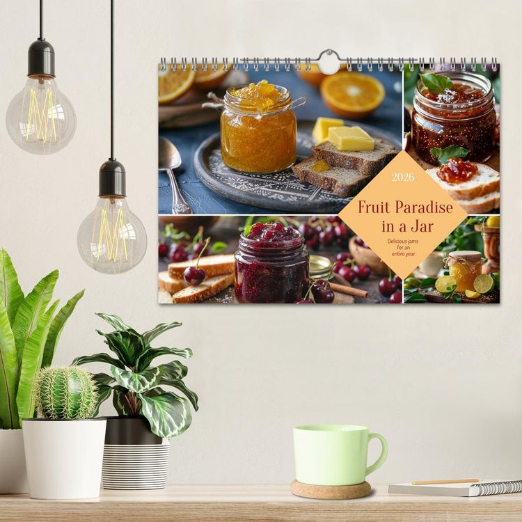 Produktbild: Fruit Paradise in a Jar (Wall Calendar 2026 DIN A4 landscape), CALVENDO 12 Month Wall Calendar