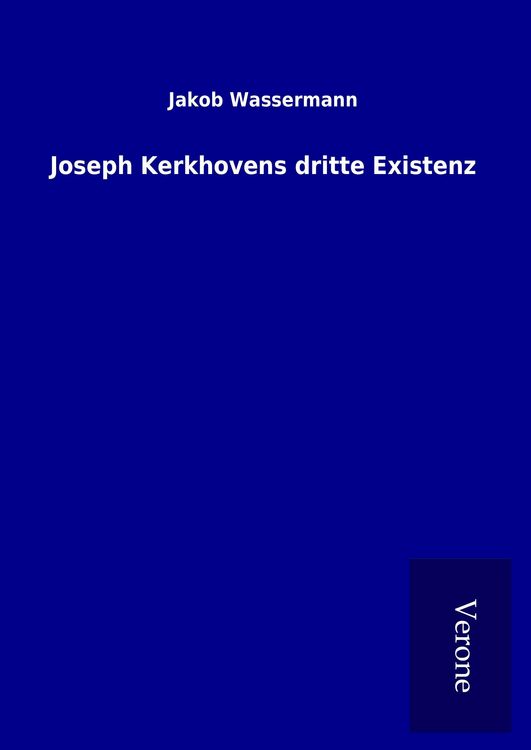 Produktbild: Joseph Kerkhovens dritte Existenz