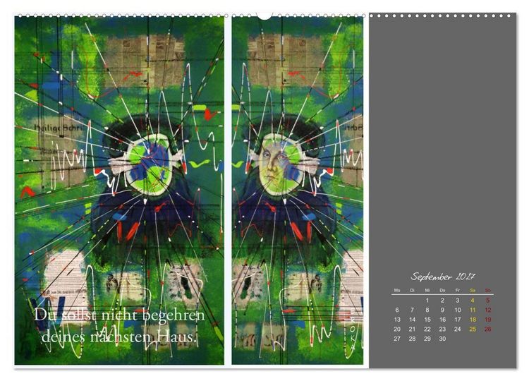 Produktbild: Luther im Netz (hochwertiger Premium Wandkalender 2027 DIN A2 quer), Kunstdruck in Hochglanz