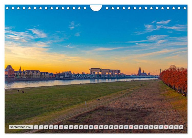 Produktbild: K&ouml;lsche Impressionen bei Tag und Nacht (Wandkalender 2026 DIN A4 quer), CALVENDO Monatskalender