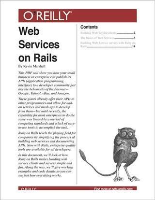 Produktbild: Web Services on Rails