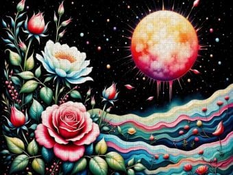 Produktbild: CALVENDO Puzzle Bl&uuml;tenschimmer | 1000 Teile Lege-Gr&ouml;&szlig;e 64x48cm Foto-Puzzle f&uuml;r gl&uuml;ckliche Stunden