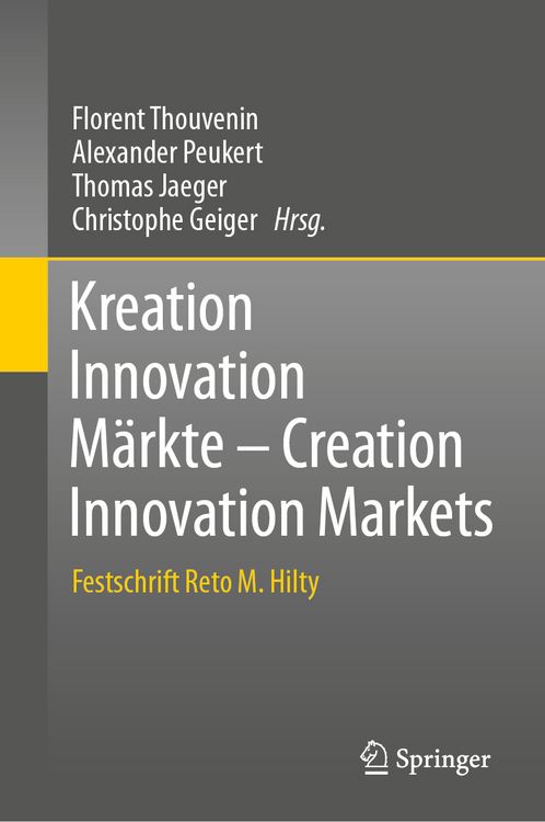 Produktbild: Kreation Innovation M&auml;rkte - Creation Innovation Markets
