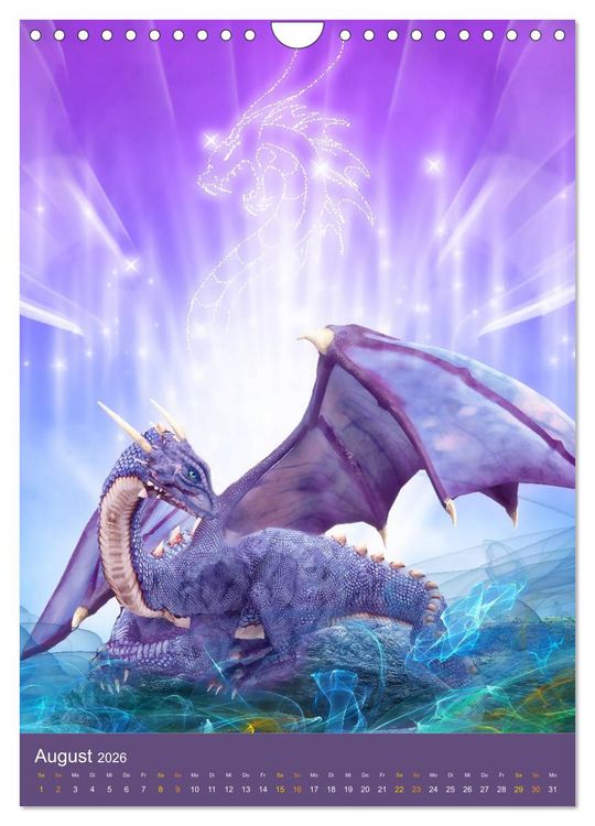 Produktbild: Fantasy Lichtwesen (Wandkalender 2026 DIN A4 hoch), CALVENDO Monatskalender
