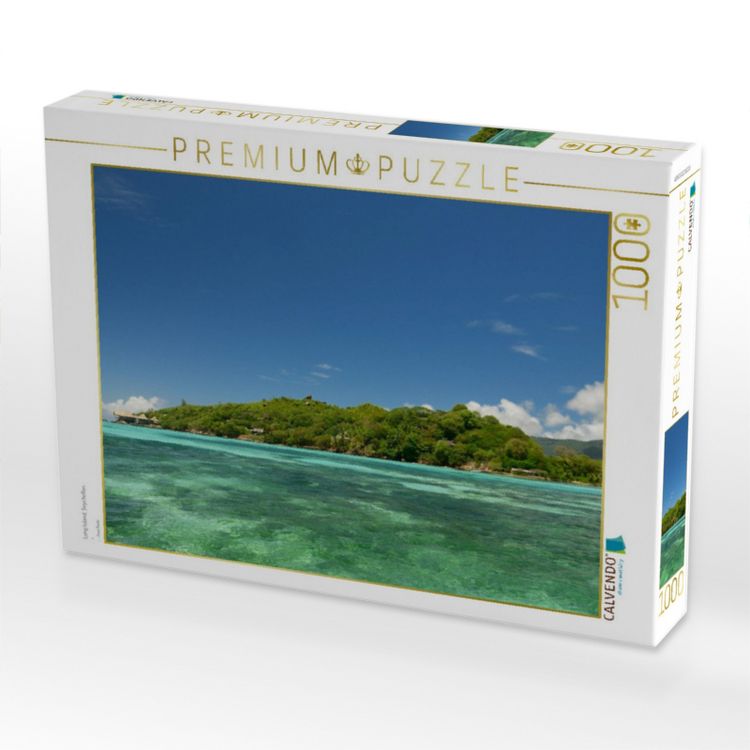 Produktbild: CALVENDO Puzzle Long Island, Seychellen | 1000 Teile Lege-Gr&ouml;&szlig;e 64x48cm Foto-Puzzle f&uuml;r gl&uuml;ckliche Stunden