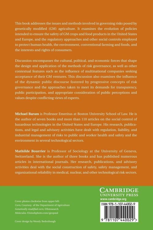 Produktbild: Governing Risk in GM Agriculture