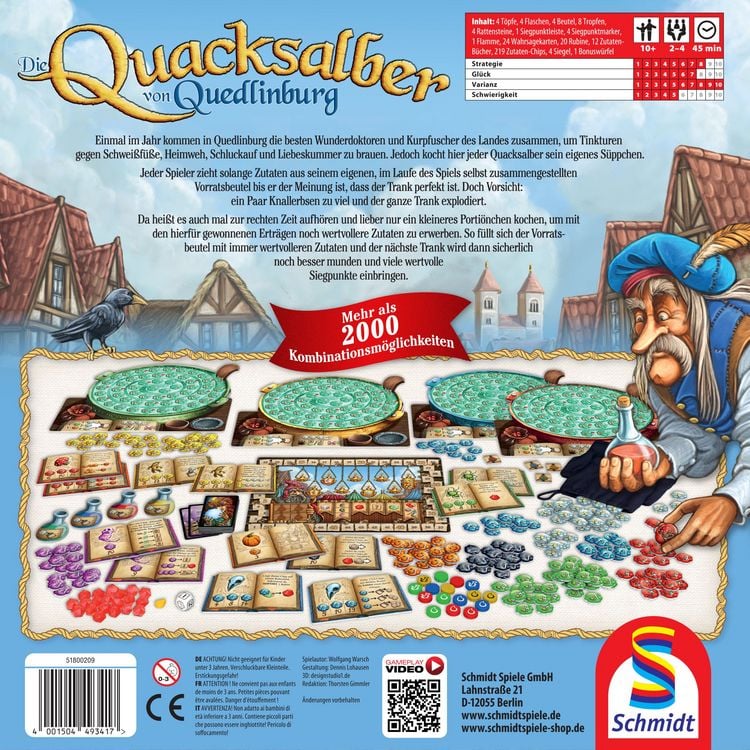 Produktbild: Die Quacksalber von Quedlinburg