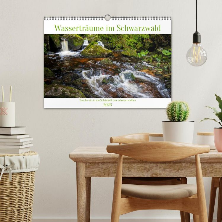 Produktbild: Wassertr&auml;ume im Schwarzwald (Wandkalender 2026 DIN A3 quer), CALVENDO Monatskalender