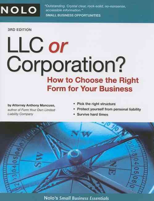 Produktbild: LLC or Corporation?: How to Choose the Right Form for Your Business