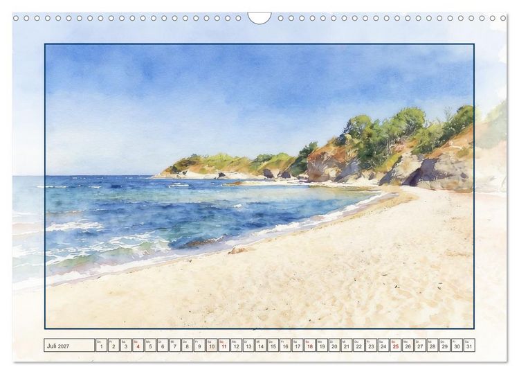 Produktbild: Bulgarien - Balkanstaat mit Schwarzmeerk&uuml;ste (Wandkalender 2027 DIN A3 quer), CALVENDO Monatskalender