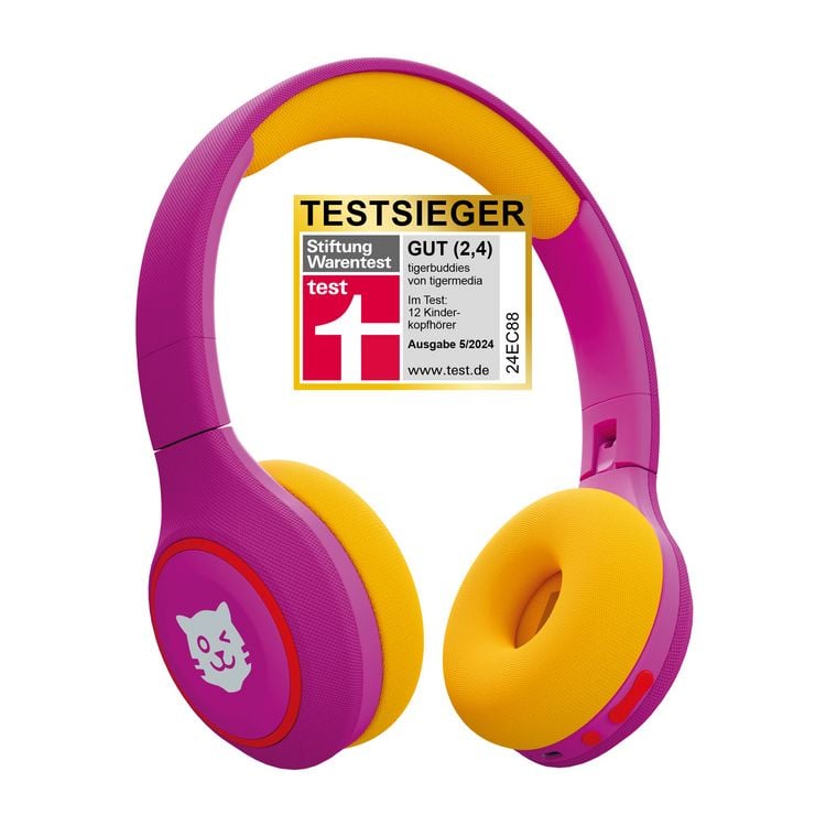 Produktbild: Tiger Media - Tigerbuddies Kinderkopfh&ouml;rer - Crazy Pink