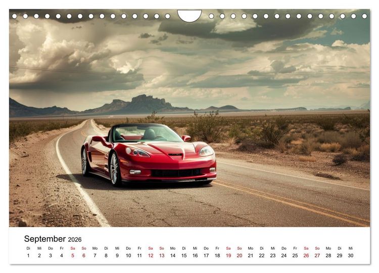Produktbild: Schnelle Sportwagen (Wandkalender 2026 DIN A4 quer), CALVENDO Monatskalender