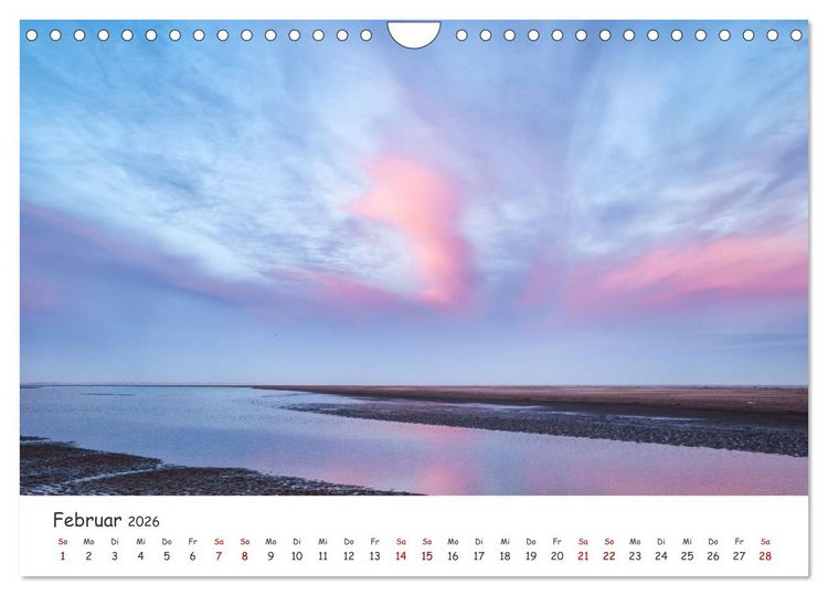 Produktbild: Sehnsuchtinsel Langeoog (Wandkalender 2026 DIN A4 quer), CALVENDO Monatskalender