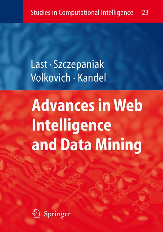 Produktbild: Advances in Web Intelligence and Data Mining