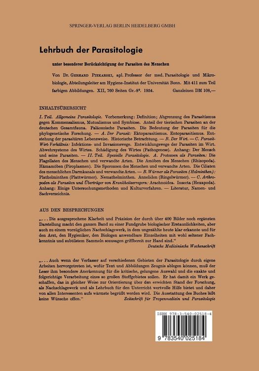 Produktbild: Ergebnisse der Mikrobiologie Immunit&auml;tsforschung und Experimentellen Therapie