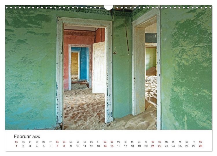 Produktbild: Kolmannskuppe Die Geisterstadt in der Sandw&uuml;ste (Wandkalender 2026 DIN A3 quer), CALVENDO Monatskalender