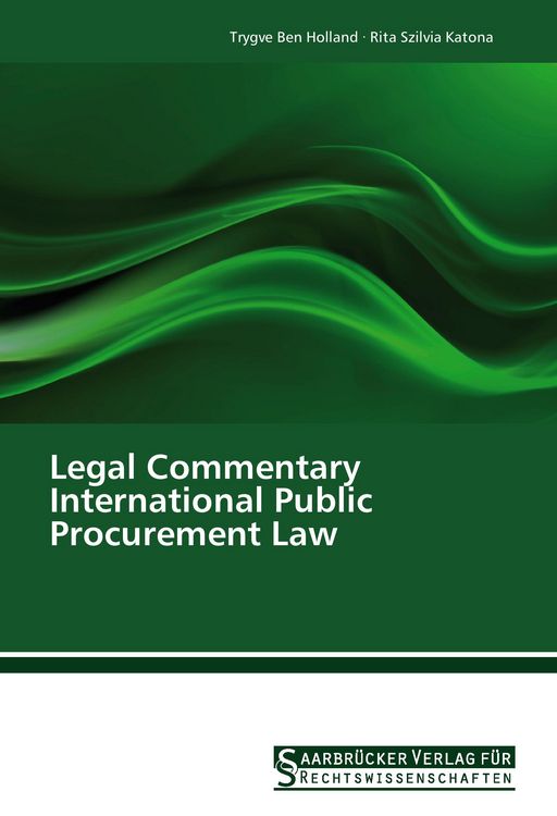 Produktbild: Legal Commentary International Public Procurement Law
