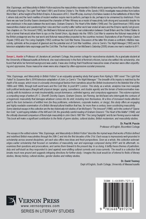 Produktbild: War, Espionage, and Masculinity in British Fiction