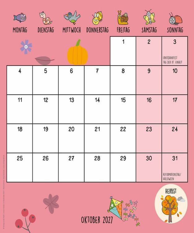 Produktbild: Unser Kinder-Lernkalender 2027