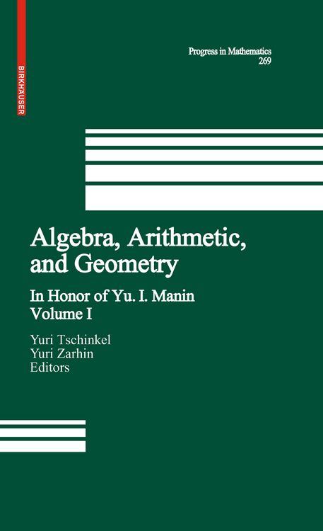 Produktbild: Algebra, Arithmetic, and Geometry
