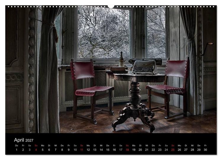 Produktbild: Geheimnisvolle Orte - Lost Places (Wandkalender 2027 DIN A2 quer), CALVENDO Monatskalender