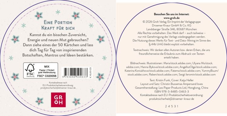 Produktbild: Impulskarten: Eine Runde Kraft tanken