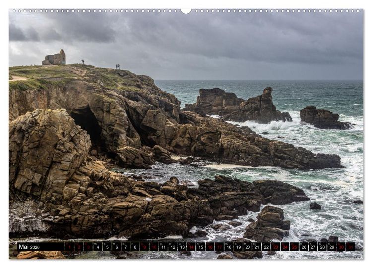Produktbild: C&ocirc;te Sauvage - Die wilde K&uuml;ste der Bretagne (Wandkalender 2026 DIN A2 quer), CALVENDO Monatskalender