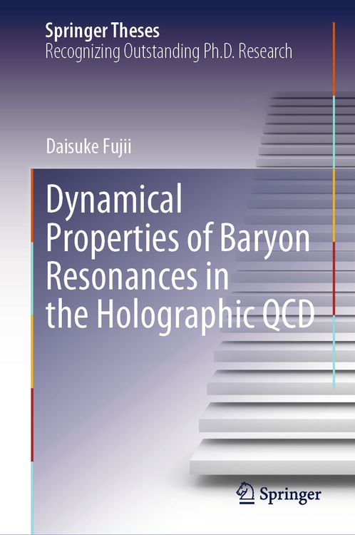 Produktbild: Dynamical Properties of Baryon Resonances in the Holographic QCD