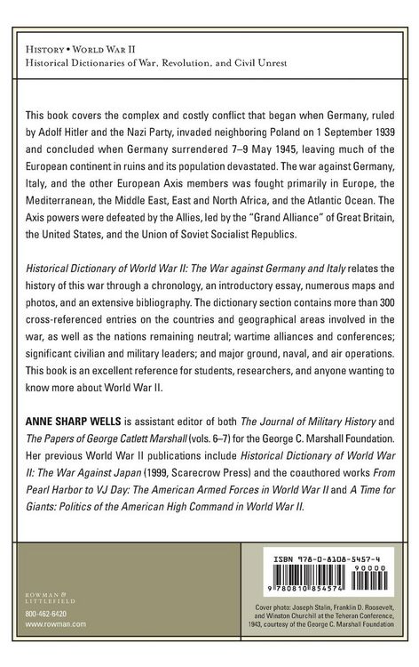 Produktbild: Historical Dictionary of World War II