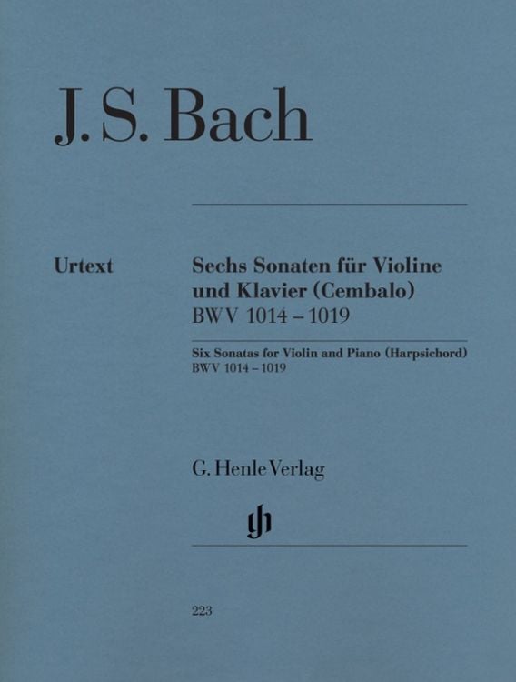 Produktbild: Johann Sebastian Bach - Sechs Violinsonaten BWV 1014-1019