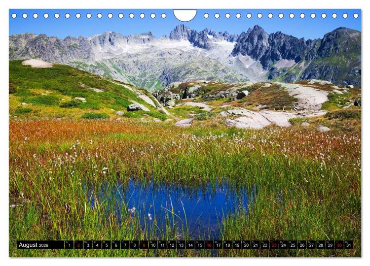 Produktbild: Schweizer Alpen. Natur und Landschaften (Wandkalender 2026 DIN A4 quer), CALVENDO Monatskalender