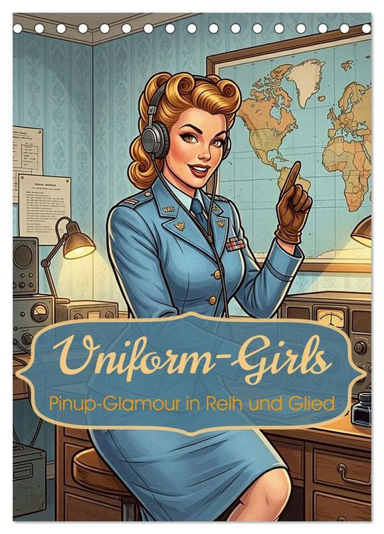 Produktbild: Uniform-Girls (Tischkalender 2027 DIN A5 hoch), CALVENDO Monatskalender