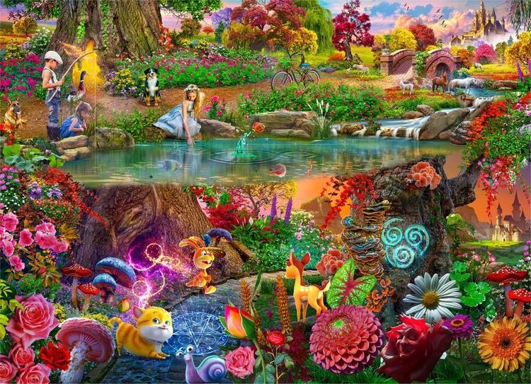 Produktbild: Brain Tree - Dream Paradise 1000 Pieces Jigsaw Puzzle for Adults