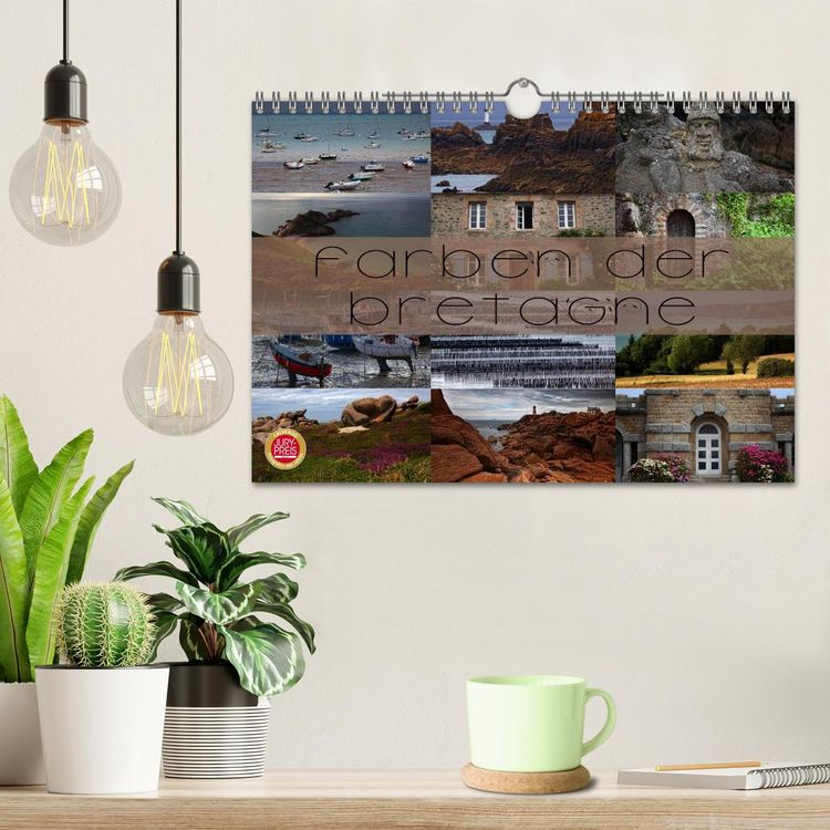 Produktbild: Farben der Bretagne (Wandkalender 2026 DIN A4 quer), CALVENDO Monatskalender